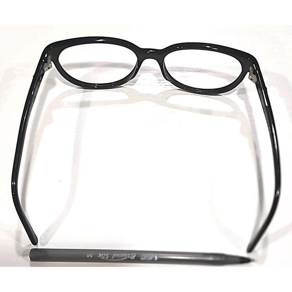 Tory Burch TY7027 NO Lenses LG Black Oversized Sunglasses Frame 56-18 135 READ - Picture 9 of 9